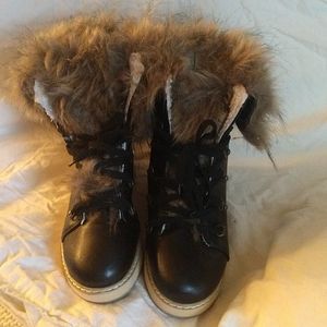 Faux fur Boots